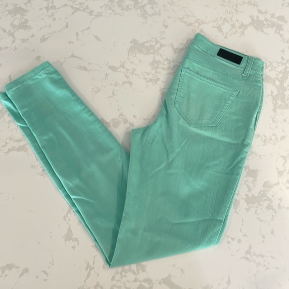 Turquoise Skinny Jeans - Picture 1 of 4